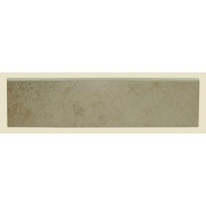 Daltile Brixton Bone 3 in. x 12 in. Glazed Ceramic Bullnose Wall Tile-BX01S43C91P1 202621760