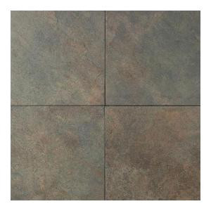 Daltile Continental Slate Brazilian Green 18 in. x 18 in. Porcelain Floor and Wall Tile (18 sq. ft. / case)-CS521818S1P6 202653328