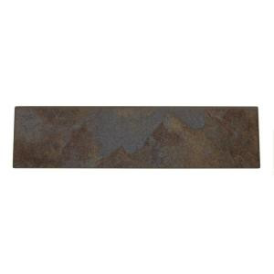 Daltile Continental Slate Tuscan Blue 3 in. x 12 in. Porcelain Bullnose Floor and Wall Tile-CS56S43C91P1 202624033