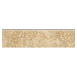 Daltile Fantesa Cameo 3 in. x 12 in. Glazed Porcelain Floor and Wall Bullnose Tile-FN99P43C9HD1P1 203449391