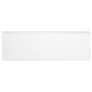 Daltile Finesse Bright White 2 in. x 6 in. Ceramic Bullnose Wall Tile-FE01S4269CC1P 300047549