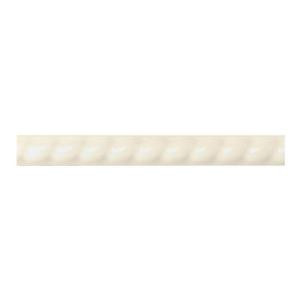 Daltile Liners Almond 1 in. x 6 in. Ceramic Rope Liner Trim Wall Tile-013516ROPEN1P2 202645376