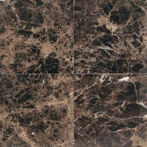 Daltile Natural Stone Collection Emperador Dark 12 in. x 12 in. Polished Marble Floor and Wall Tile (10 sq. ft. / case)-M72512121L 202646804
