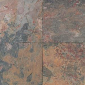Daltile Natural Stone Collection Sunset Glory 16 in. x 16 in. Slate Floor and Wall Tile (10.68 sq. ft. / case)-S77516161P 202646816