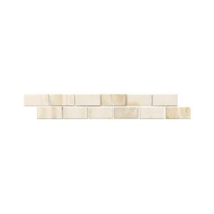 Daltile San Michele Crema 2 in. x 12 in. Glazed Porcelain Floor Decorative Accent Floor and Wall Tile-SI50212DECO1P 202668330