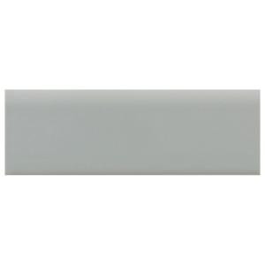 Daltile Semi-Gloss Desert Gray 2 in. x 6 in. Ceramic Surface Bullnose Wall Tile-X114S42691P2 202629894