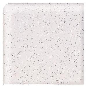 Daltile Semi-Gloss Pepper White 2 in. x 2 in. Ceramic Bullnose Corner Wall Tile-0147SN42691P2 202629652