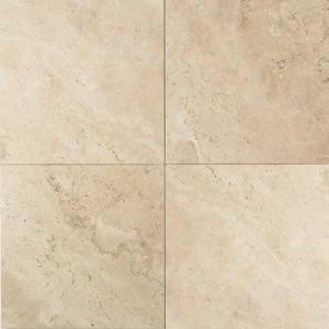 Daltile Travertine Baja Cream 12 in. x 12 in. Natural Stone Floor and Wall Tile (10 sq. ft. / case)-T72012121U 202646854