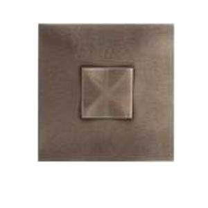 Daltile Urban Metals Bronze 2 in. x 2 in. Composite Dot Geo Wall Tile-UM0222DOTB1P 202648538