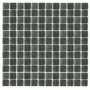 Epoch Architectural Surfaces Spongez S-Black-1412 Mosaic Recycled Glass 12 in. x 12 in. Mesh Mounted Floor & Wall Tile (5 sq. ft. / case)-S-BLACK-1412 203434348