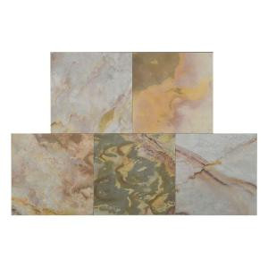 FastStone+ Indian Autumn 12 in. x 12 in. Slate Peel and Stick Wall Tile (5 sq. ft. / pack)-70-045-04-01 207041348