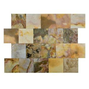 FastStone+ Indian Autumn 6 in. x 6 in. Slate Peel and Stick Wall Tile (5 sq. ft. / pack)-70-045-02-01 207041336