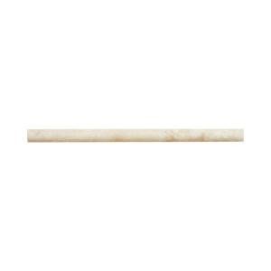 Jeffrey Court 1 in. x 12 in. Cappuccino Marble Dome Trim-99022 202273463