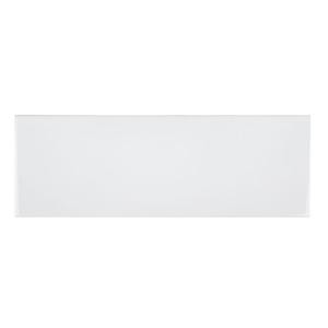 Jeffrey Court Allegro White Flat 6 in. x 18 in. x 8 mm Ceramic Wall Tile (12.75 sq. ft. / case)-99375 206820739
