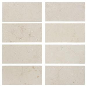 Jeffrey Court Creama 6 in. x 3 in. Honed Marble Floor/Wall Tile (8 pieces / pack)-99091 202273532