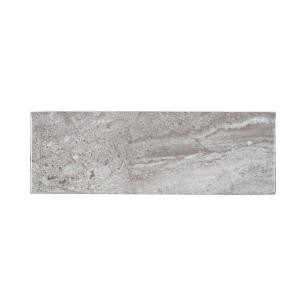 Jeffrey Court Queen Grey Inkjet 4 in. x 12 in. Ceramic Wall Tile (10.33 sq. ft. / case)-96050 300427100