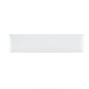 Jeffrey Court Sleet Beveled 3 in. x 12 in. x 8 mm Glass Bevel Wall Tile (1-Pack/4-Pieces/1 sq. ft.)-99262 206955394