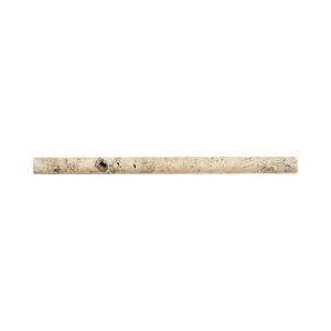 Jeffrey Court Toscano 1 in. x 12 in. Travertine Dome Wall Tile Trim-99020 202273462