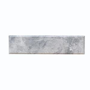 Jeffrey Court Tundra 4 in. x 16 in. Beveled Marble Wall Tile (10.56 sq. ft. / case)-99760 204659940