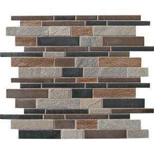MS International Cobrello Interlocking 12 in. x 12 in. x 8 mm Porcelain and Stone Mesh-Mounted Mosaic Floor and Wall Tile-SPIL-COBRELLO8 205114317