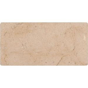 MS International Crema Marfil 3 in. x 6 in. Polished Marble Floor and Wall Tile (1 sq. ft. / case)-TCREMAR36P 206873878