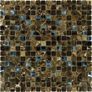MS International Emperador 12 in. x 12 in. x 8 mm Glass Stone Mesh-Mounted Mosaic Tile (10 sq. ft. / case)-SGLS-5/8-01 202508232