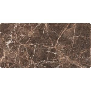 MS International Emperador Dark 3 in. x 6 in. Tumbled Marble Floor and Wall Tile (1 sq. ft. / case)-TEMPDRK36T 206873881