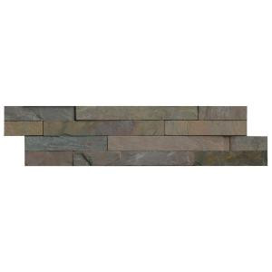 MS International Multi Classic Ledger Panel 6 in. x 24 in. Natural Slate Wall Tile (10 cases / 40 sq. ft. / pallet)-LPNLSMLTCLS624 206060409