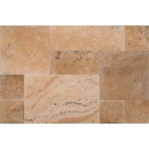 MS International Philadelphia Pattern Honed-Unfilled-Chipped-Brushed Travertine Floor and Wall Tile (5 kits / 80 sq. ft. / pallet)-TTPHIL-PAT-HUCB 205762420
