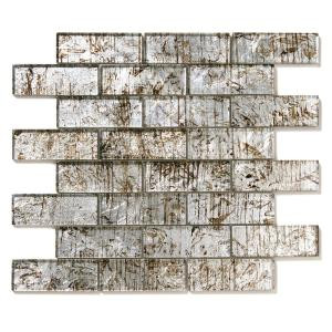 Solistone Folia Silver Maple 12 in. x 12 in. x 6.35 mm Glass Mesh-Mounted Mosaic Wall Tile (10 sq. ft. / case)-9058 100659906