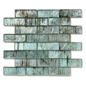 Solistone Folia Wisteria 12 in. x 12 in. x 6.35 mm Glass Mesh-Mounted Mosaic Wall Tile (10 sq. ft. / case)-9060 100659957
