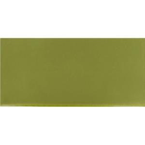 Solistone Hand-Painted Nopal Green 3 in. x 6 in. Glazed Ceramic Wall Tile (1.25 sq. ft. / case)-NOPAL 3X6 206075208