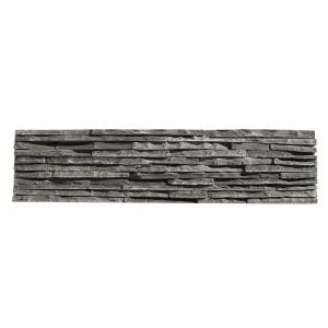 Solistone Portico Slate Alcazar 6 in. x 23-1/2 in. x 19.05 mm Gray Natural Stone Wall Tile (5.88 sq. ft. / case)-Alcazar 202817576