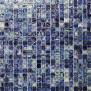 Splashback Tile Breeze Blueberry 12-3/4 in. x 12-3/4 in. x 6 mm Glass Mosaic Tile-BREEZEBLUEBRY 206496867