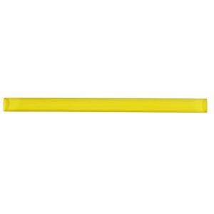 Splashback Tile Bright Yellow Glass Pencil Liner Trim Wall Tile - 3/4 in. x 6 in. Tile Sample-SMP-GPL BRIGHT YELLOWSAMPLE 206347109