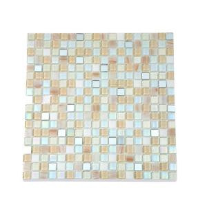 Splashback Tile Capriccio Collegno 12 in. x 12 in. x 8 mm Glass Mosaic Floor and Wall Tile-CAPRICCIO COLLEGNO GLASS TILE 204279040