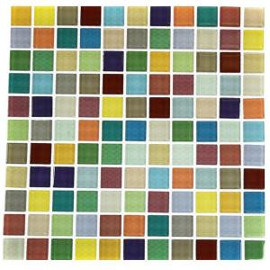 Splashback Tile Fruit Splash 12 in. x 12 in. x 8 mm Glass Floor and Wall Tile-FRUIT SPLASH 1X1 GLASS TILES 203288465