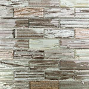 Splashback Tile Gemini Jupiter 11-1/4 in. x 11-1/4 in. x 6 mm Glass Mosaic Tile-GEMINIJUPITER1X3 206496879