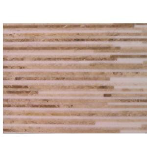 Splashback Tile Great Napoleon 6 in. x 24 in. x 8 mm Marble Mosaic Floor and Wall Tile Sample-C3A6 MARBLE TILE 204278965