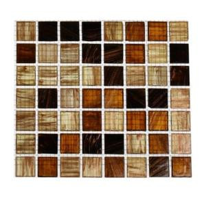 Splashback Tile Lima Bean Glass Tile - 3 in. x 6 in. x 8 mm Tile Sample-R3B12 203218078