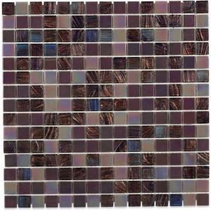 Splashback Tile Rainbow Fish 13 in. x 13 in. x 2 mm Glass Floor and Wall Tile-RAINBOW FISH GLASS TILE 203288458