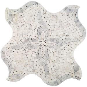 Splashback Tile Starfish Marble Floor and Wall Tile - 3 in. x 6 in. Tile Sample-L3A11STRFSH 206883593