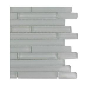 Splashback Tile Temple Floes Glass Mosaic Floor and Wall Tile - 3 in. x 6 in. x 8 mm Tile Sample-R3A3 203218070