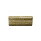 Daltile Brixton Bone 2 in. x 6 in. Ceramic Chair Rail Wall Tile-BX0126CRWL1P2 100672649