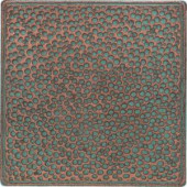 Daltile Castle Metals 4-1/4 in. x 4-1/4 in. Aged Copper Metal Insert B Accent Wall Tile-CM0144DECOB1P 202044727