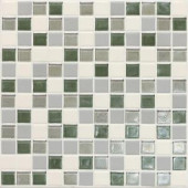 Daltile Coastal Keystones Caribbean Palm 12 in. x 12 in. x 6 mm Glass Mosaic Floor and Wall Tile-CK8711PM1P 203719351