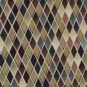 Daltile Fashion Accents Copper Blend 12 in. x 12 in. x 8 mm Glass and Stone Harlequin Mosaic Wall Tile-FA6311HARMS1P 203719328