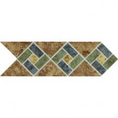Daltile Heathland Sunset Blend 4 in. x 12 in. Glazed Ceramic Decorative Accent Floor and Wall Tile-HL08412DECO1P2 203719584