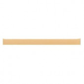 Daltile Liners Luminary Gold 1/2 in. x 6 in. Ceramic Flat Liner Trim Wall Tile-01421/261P2 202659932