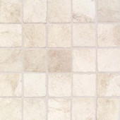Daltile Portenza Bianco Ghiaccio 13-3/4 in. x 13-3/4 in. x 8 mm Porcelain Mosaic Floor and Wall Tile-PZ0133MS1P 202633196